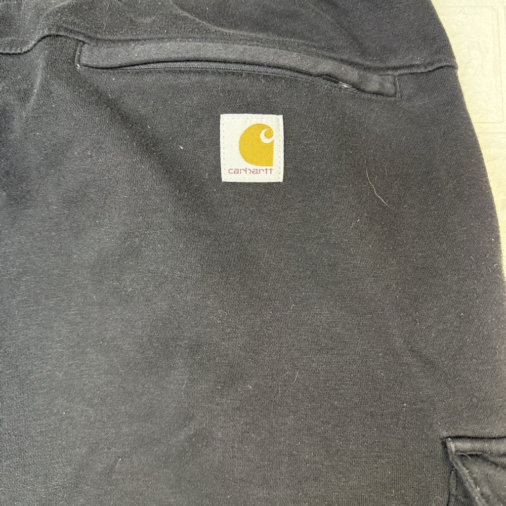 Carhartt Mens Relaxed Fit Fleece Sweatpants Black Joggers XL BN6594-M